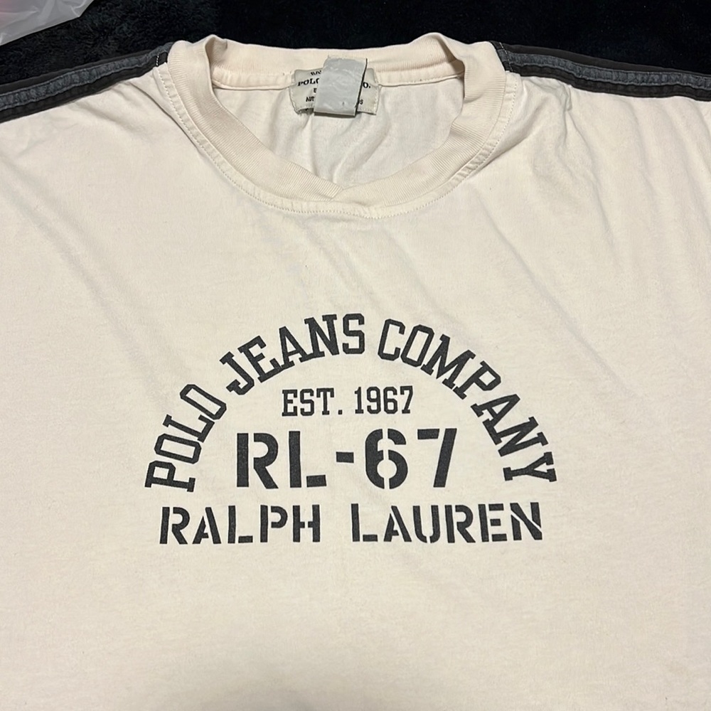Vintage mens polo long sleeve